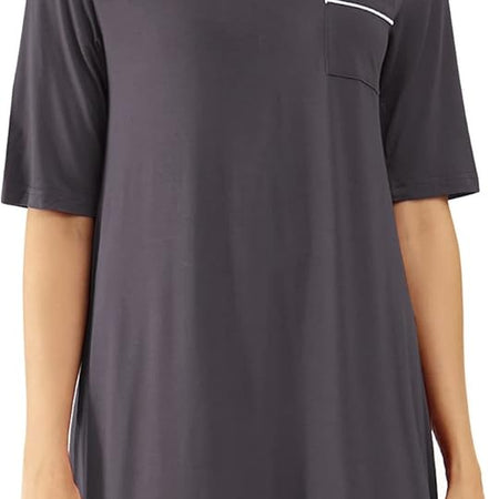 Women'S Nightgowns Soft Bamboo Pajamas 3/4 Sleeves Sleep Shirt Lightweight Nightshirts plus Size Sleepwear S-4X