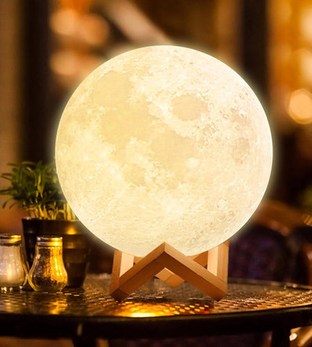 Moon Lamp for Adult Kids 4.8 Inch, 3D Moon Lights for Bedroom, Suitable as Kids Night Lights Bedroom Decorations
