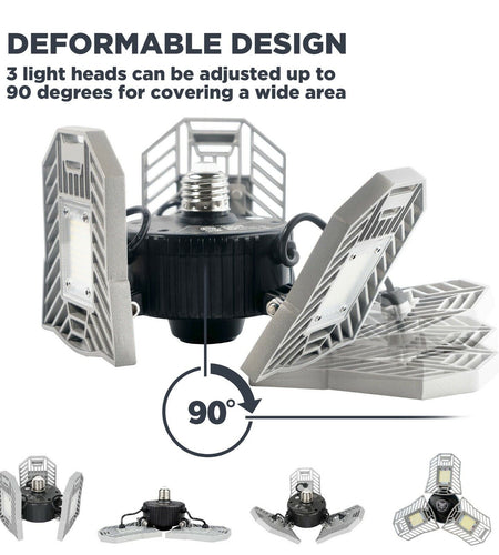 Three Led Garage Light-Led Adjustable Light-T Led Light
