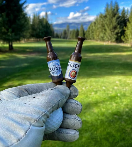 Funny Golf Tees Novelty Bottle Shape Golf Tees Portable Golf Accessories for Father'S Day Gifts Funny Golf Training Equipment