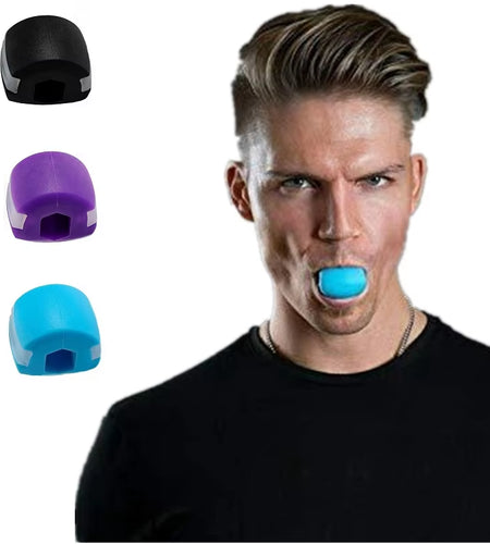 Silica Gel Face Fitness Ball Jaw Exerciser Facial Toner Reduce Double Chin Relax Ball Gym Fitness Training Jawline Simulator