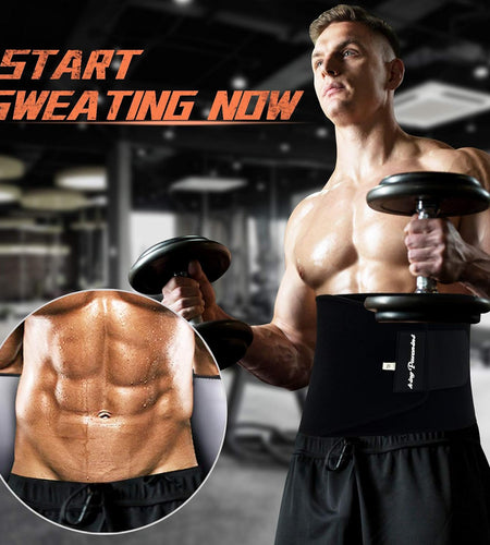 Waist Trimmer for Women & Mens Waist Trainer Sweat Belt plus Size, Upgraded