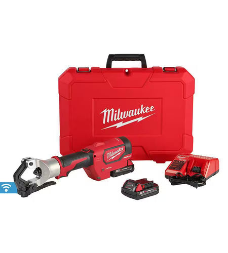 M18 18V Lithium-Ion Cordless FORCE LOGIC 750 MCM Dieless Crimping Tool Kit with 2 2.0 Ah Batteries and Bag