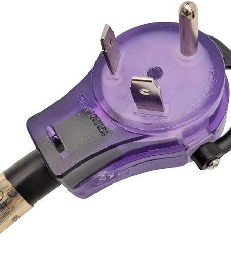 RV 30A Extension Cord NEMA TT-30 with Handle, Camper 30Amp TT-30P to TT-30R (75FT)