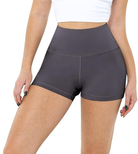 Workout Booty Spandex Shorts for Women, High Waist Soft Yoga Bike Shorts