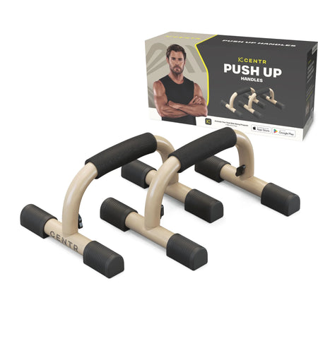 by Chris Hemsworth Push up Handles, Push up Bars + 3-Month Membership