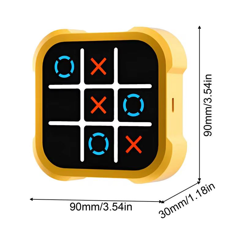 Super TIC-TAC-TOE BOLT Chess Puzzle Toys 3In1 Portable Family Puzzle Board Game Chess Fidgets Toys for Kids Creative Gifts