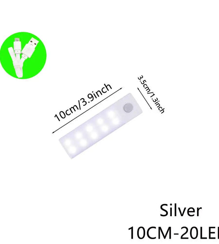 Night Light Led Light under Cabinet Light Motion Sensor Night Light Closet Light Cabinet Kitchen Lighting Magnetic Night Light