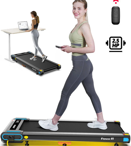 Walking Pad with Incline under Desk Treadmill 2.5HP Electric Treadmill Walking Jogging Machine for Home Office with Remote Control 265Lbs