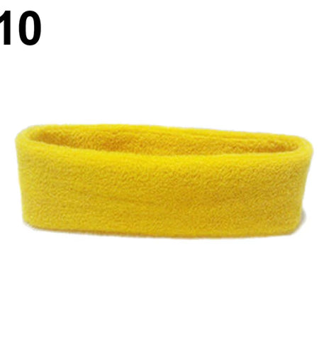 Quick Dry Sweatband Sports Yoga Fitness Stretch Sweat Hair Band Gym Sport Safety Headband Headwear